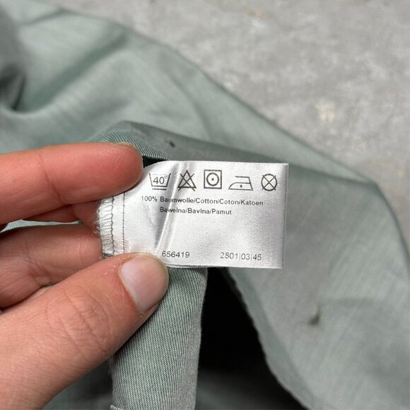 Olymp Luxor Modern Fit Dress Shirt Twill Grey 41 16 Large - Picture 7 of 8